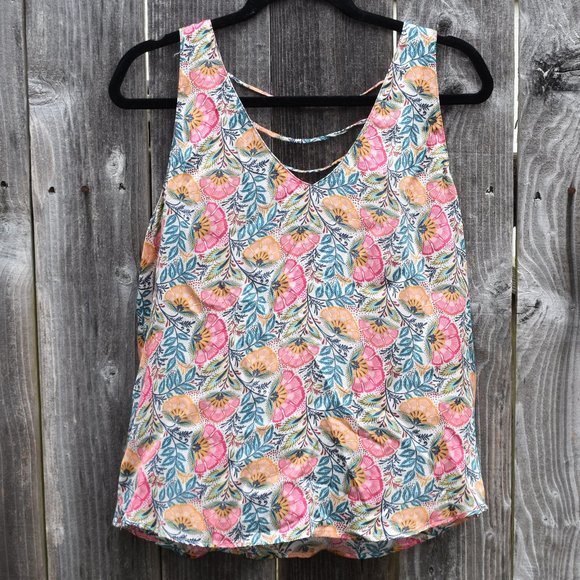 Lavender Brown silk top EUC - Picture 1 of 6